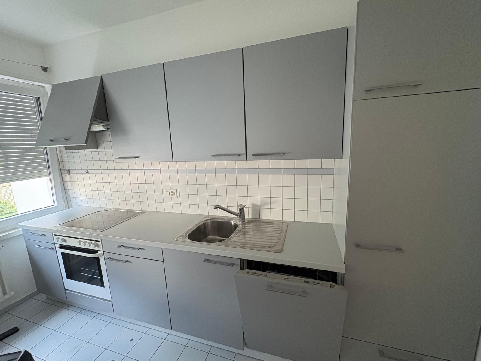 Fitted kitchen with oven, induction hob and dishwasher at Via Tiglio 17